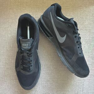 Nike Air Max Sequent Running Shoes Black Mesh Sneakers Lace-Up Trainers Size 13